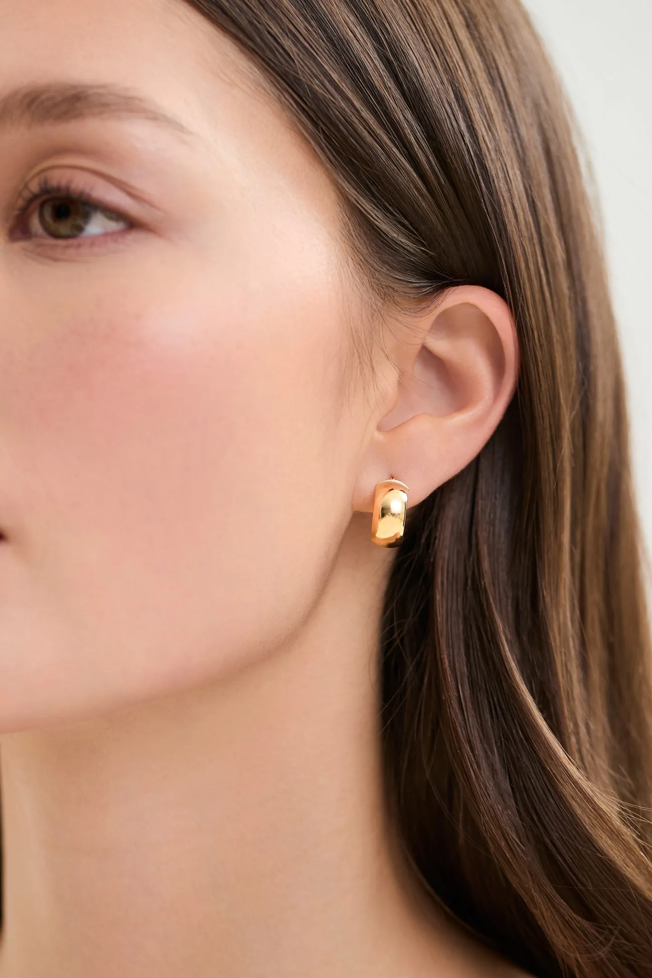 14k Gold Frankie Hoops