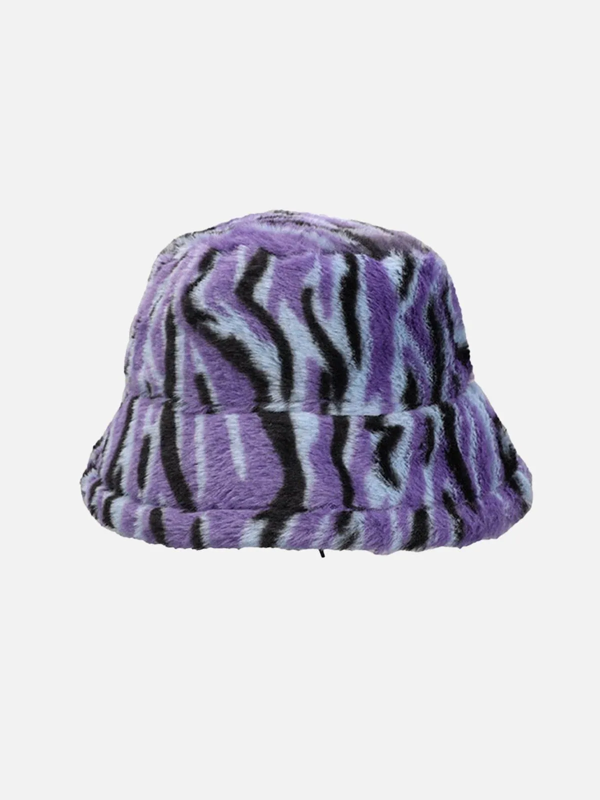 AlanBalen® - Contrast Striped Plush Vintage Bucket Hat