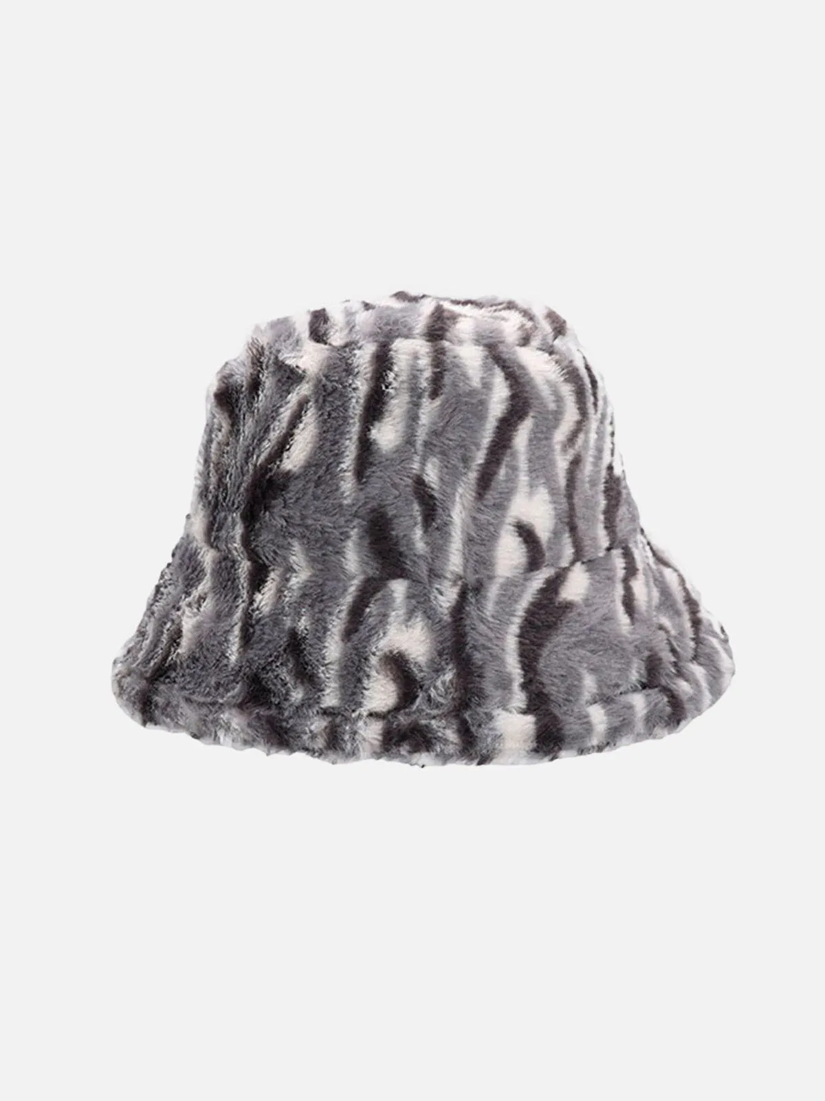 AlanBalen® - Contrast Striped Plush Vintage Bucket Hat