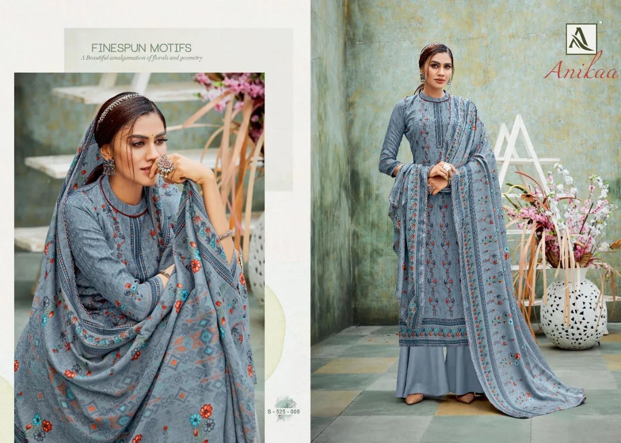 Alok Suits Presents Anikaa Pashmina Printed Fancy Designer Salwar Suits