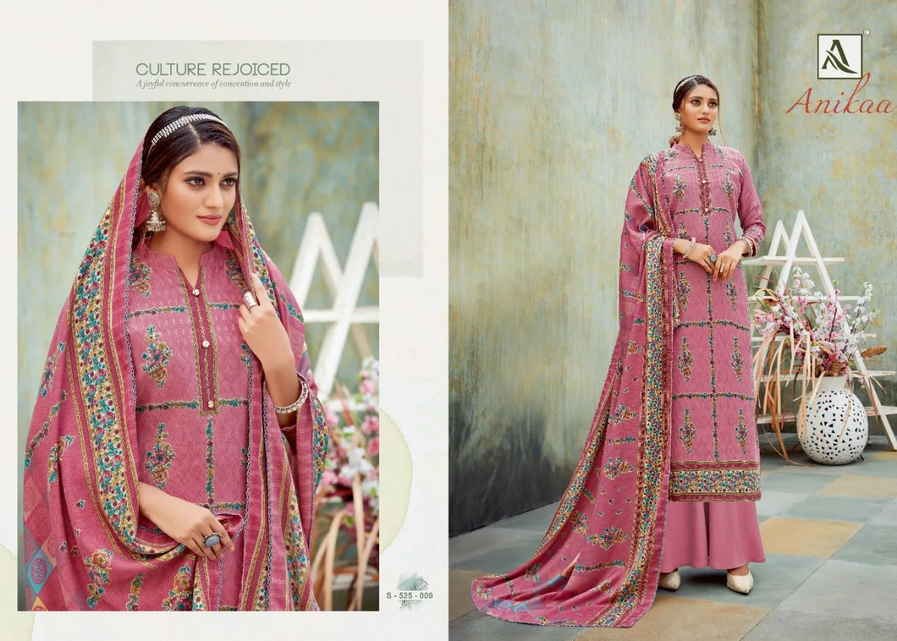 Alok Suits Presents Anikaa Pashmina Printed Fancy Designer Salwar Suits