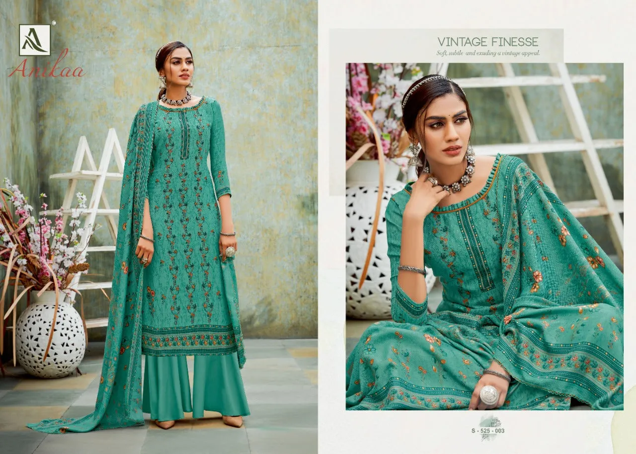 Alok Suits Presents Anikaa Pashmina Printed Fancy Designer Salwar Suits
