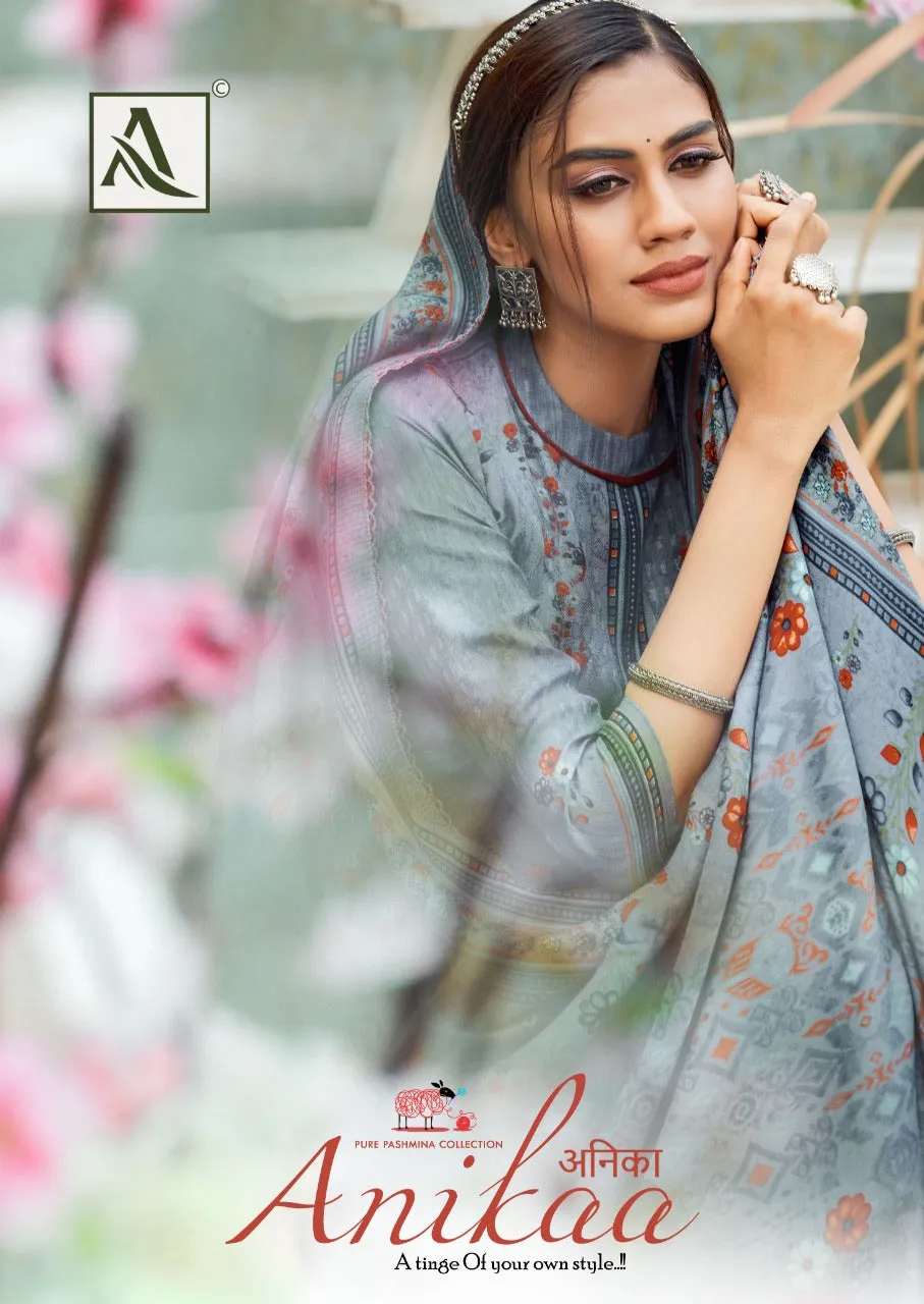 Alok Suits Presents Anikaa Pashmina Printed Fancy Designer Salwar Suits