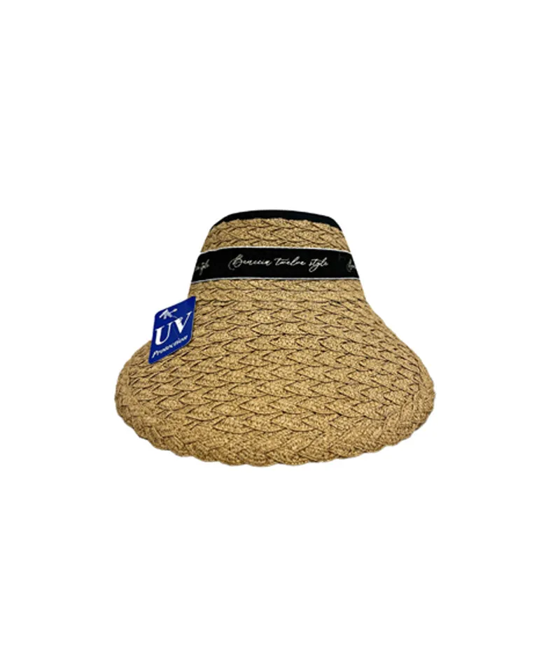 BENECIA 12 Twisted Ribbon Brim - Beige