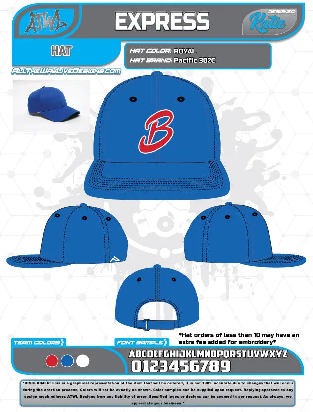 Bloomingdale Fall League Hats