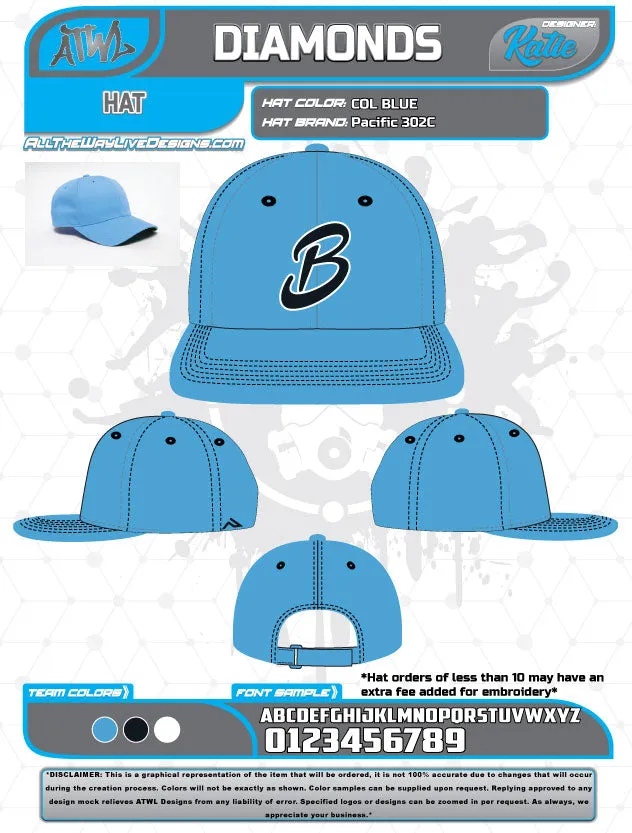 Bloomingdale Fall League Hats