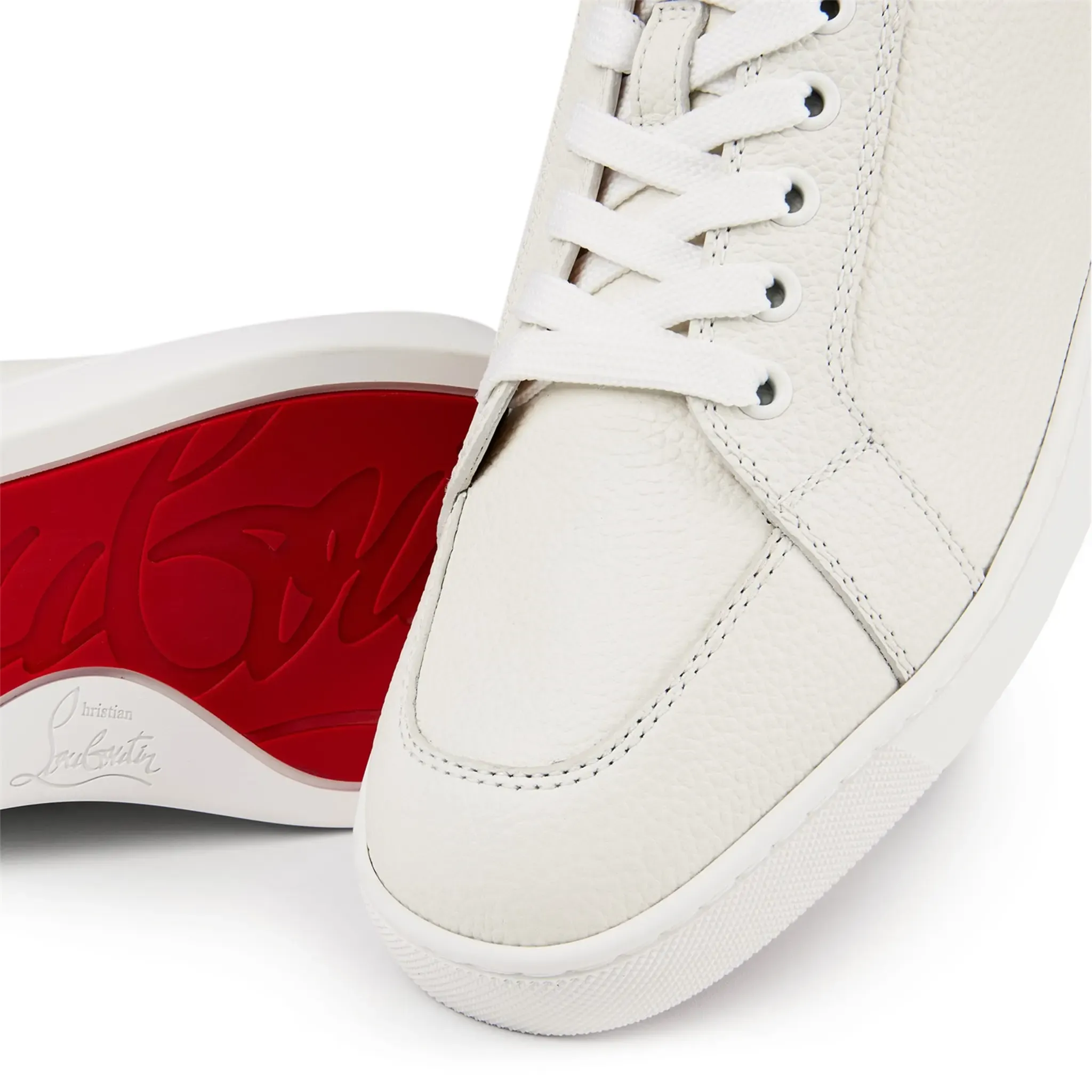Christian Louboutin Rantulow Flat White Grain