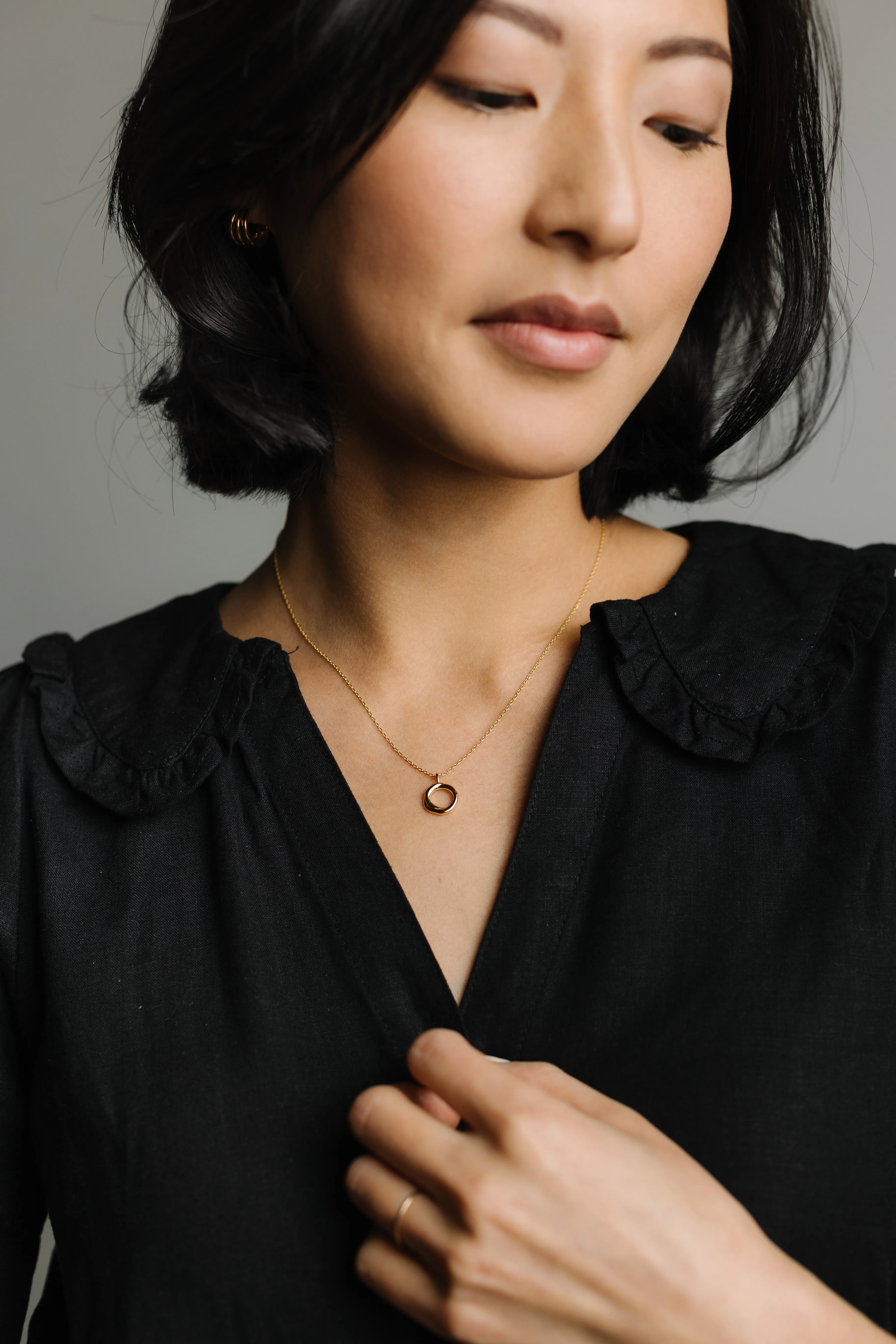 Cove Linked Circle Necklace