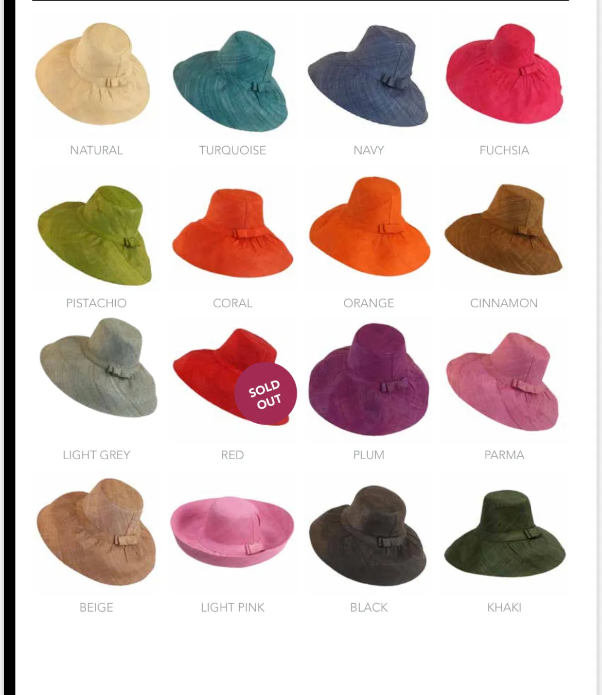 Demi Capeline raffia Hat - Cinnamon