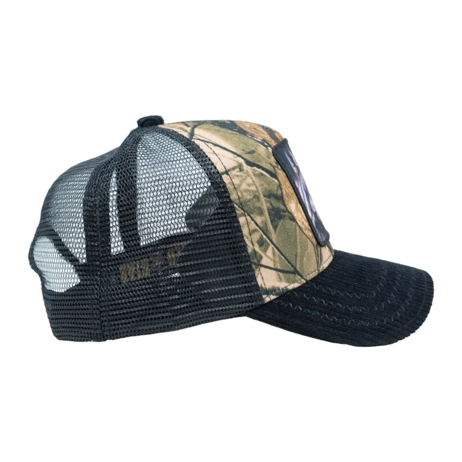 GOLD STAR HATS: Wolf Trucker Hat GS259