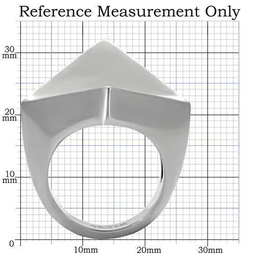 High polished (no plating) Stainless Steel Ring with No Stone for Women Style TK136
