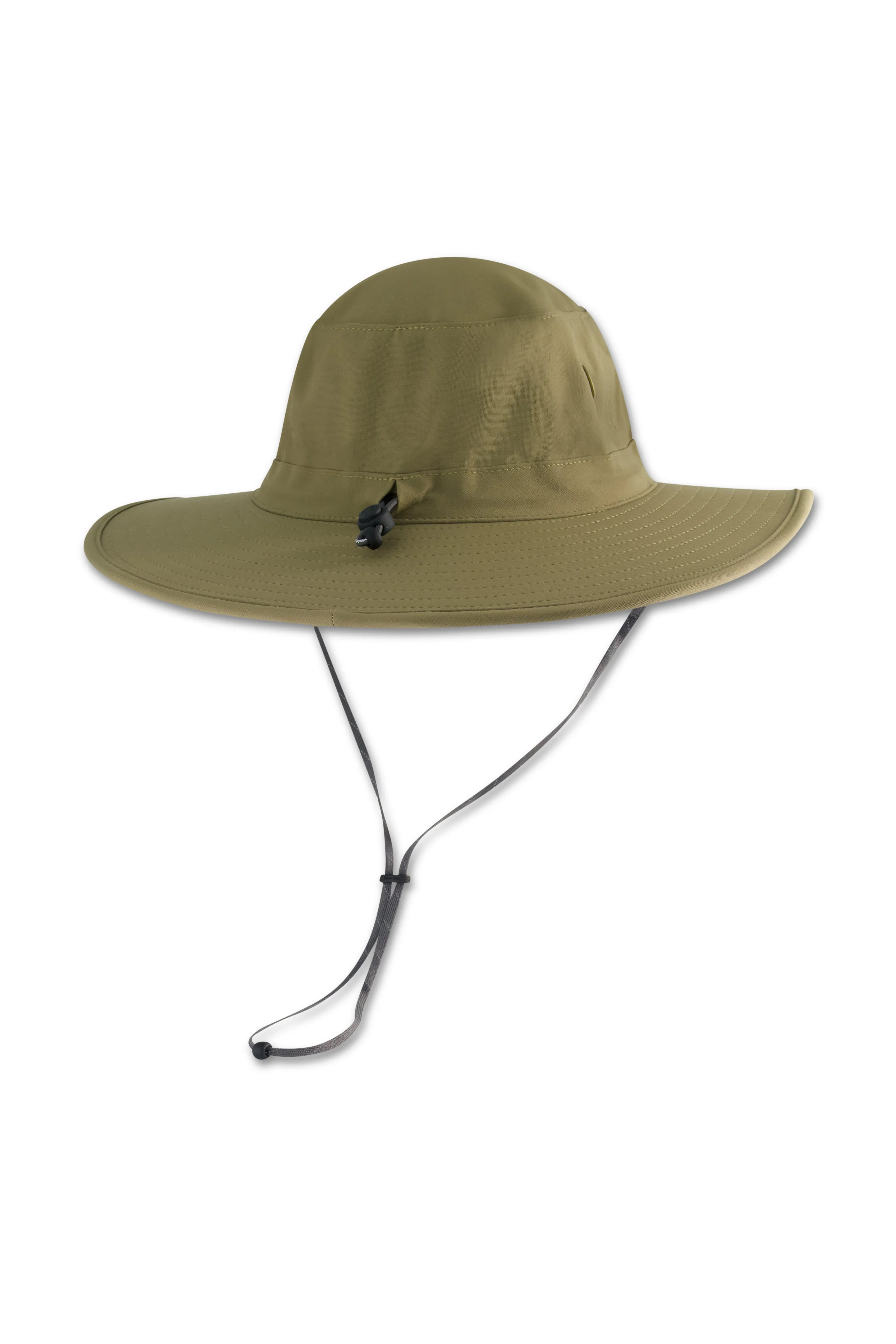 Leo Shapeable Wide Brim Hat | Khaki/Navy