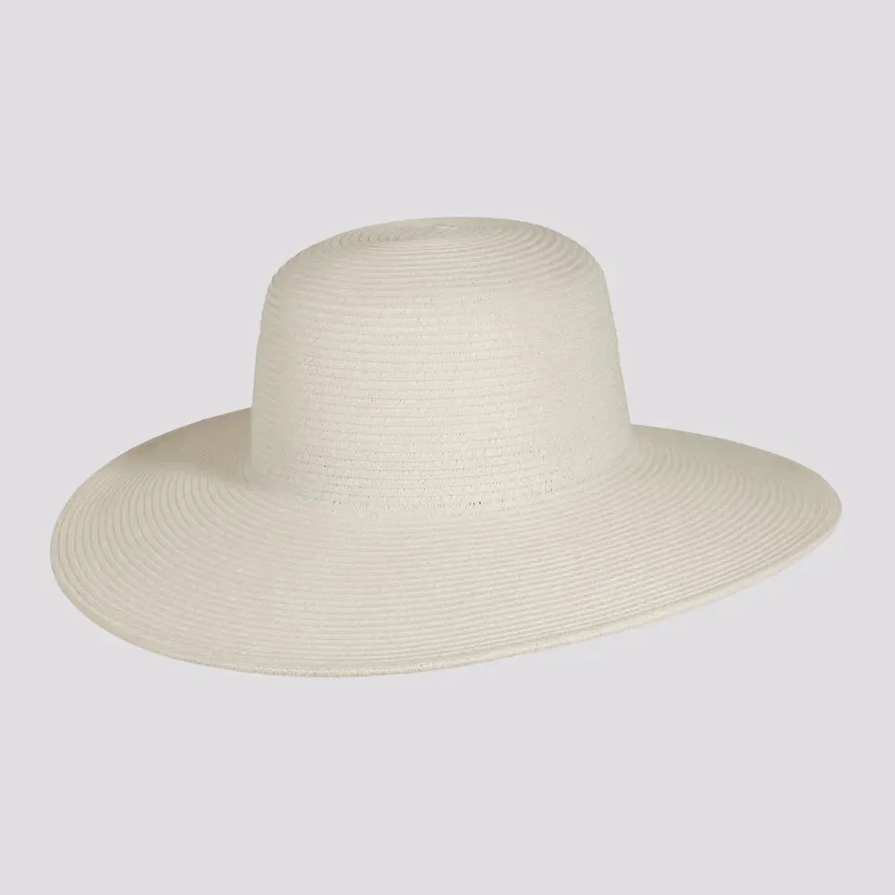 Mynah | Womens Mix Paper Braid Round Crown Straw Sun Hat