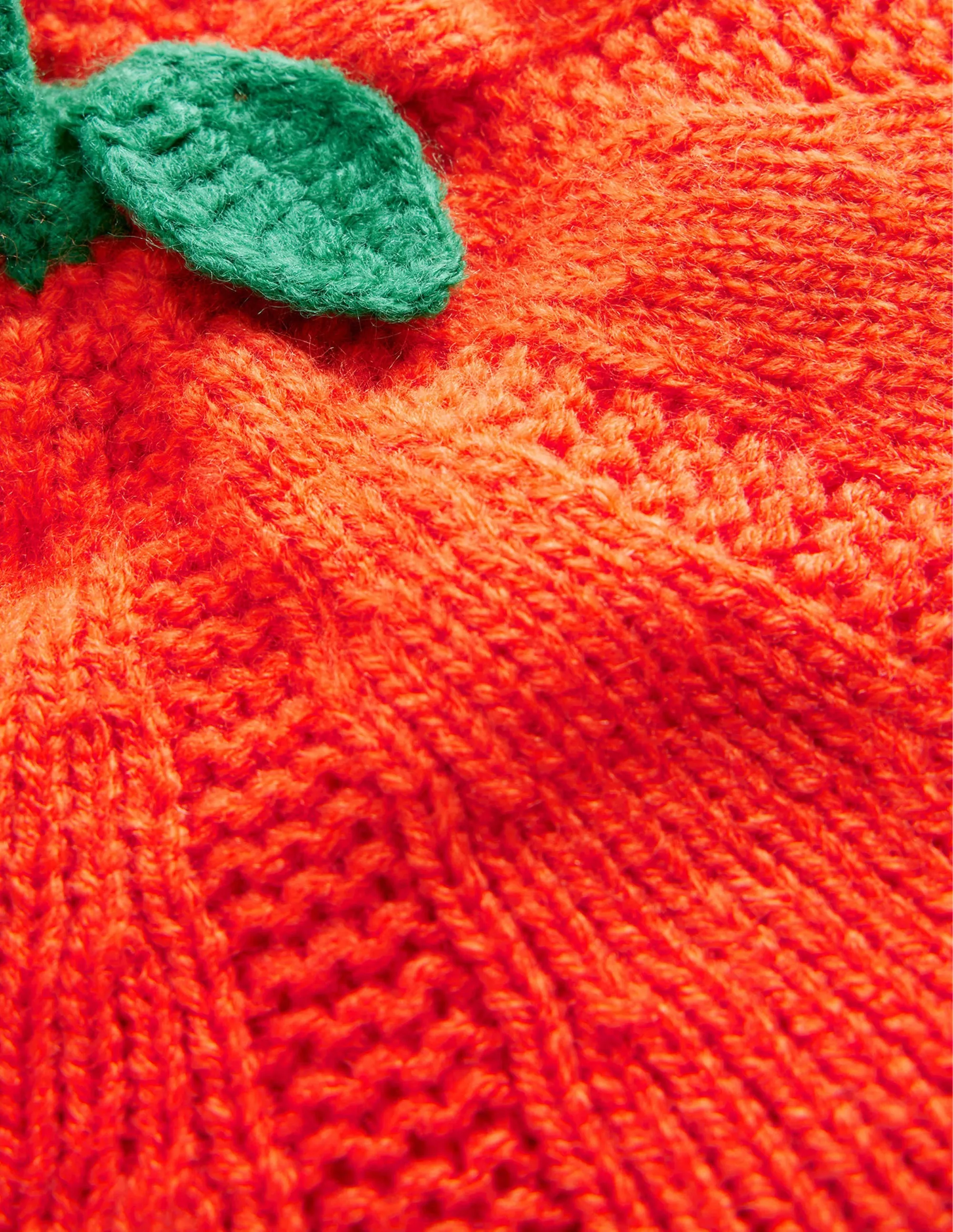 Novelty Beret-Orange Pumpkin