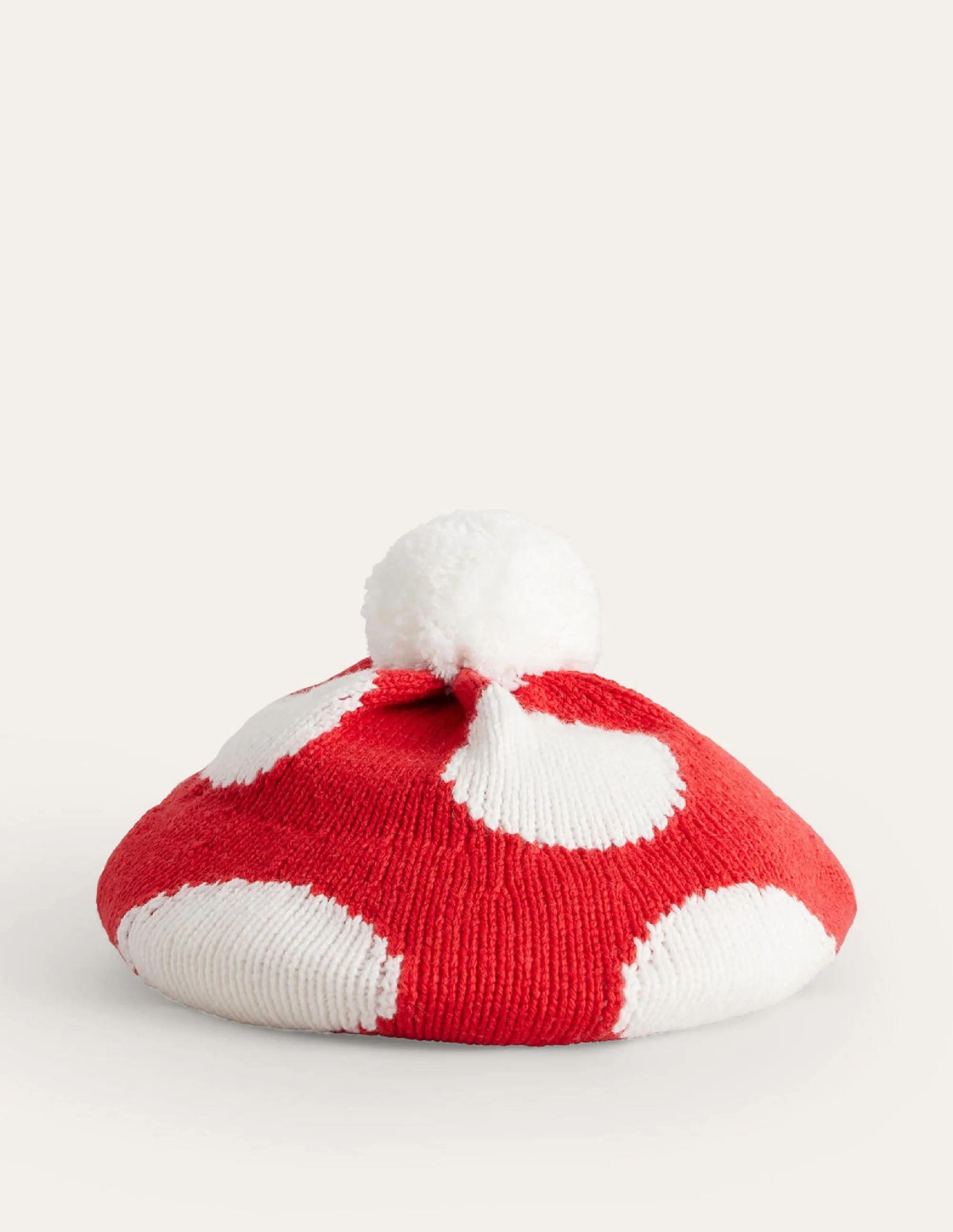 Novelty Beret-Red Toadstool