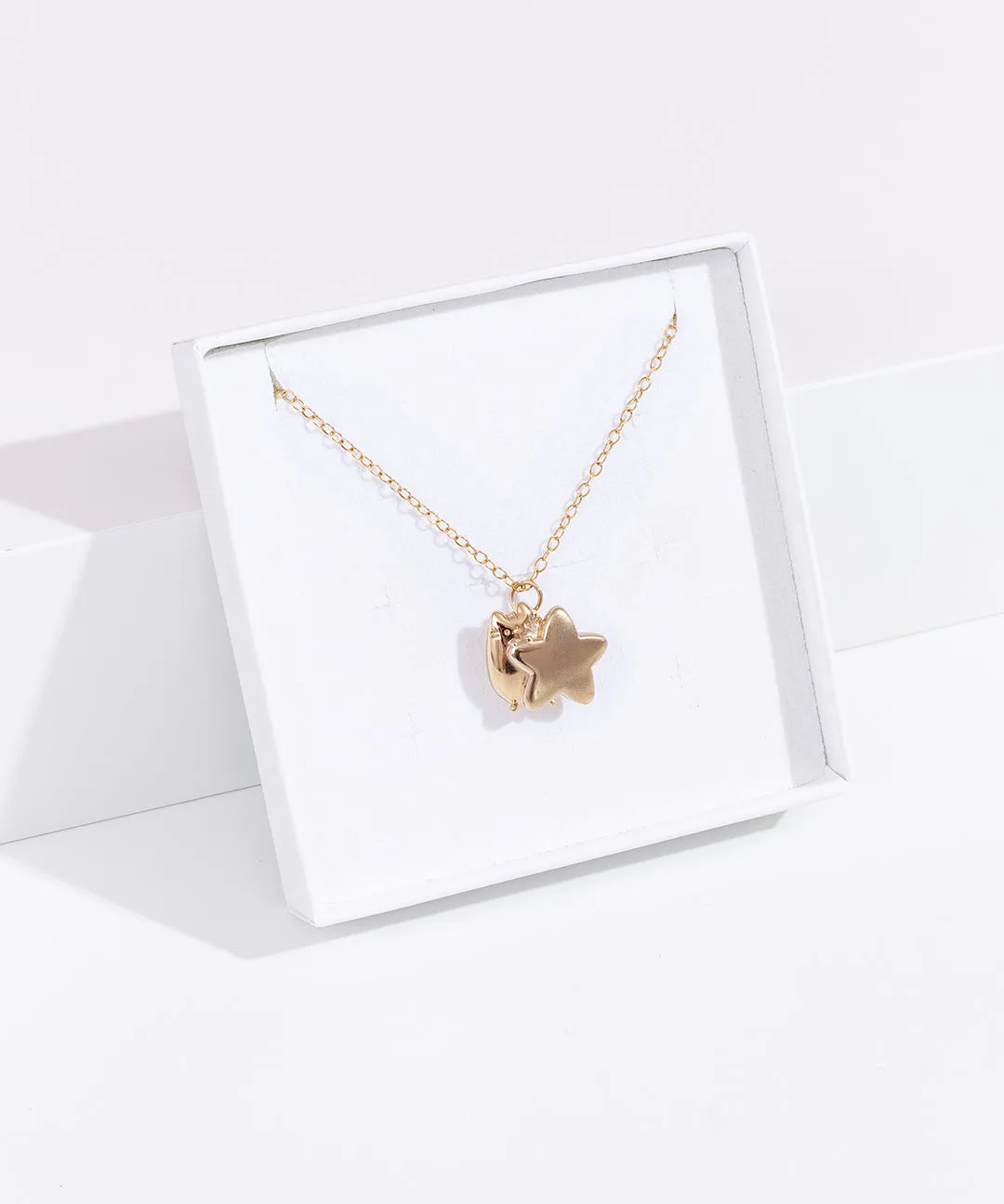 Pusheen Celestial Star Charm Necklace