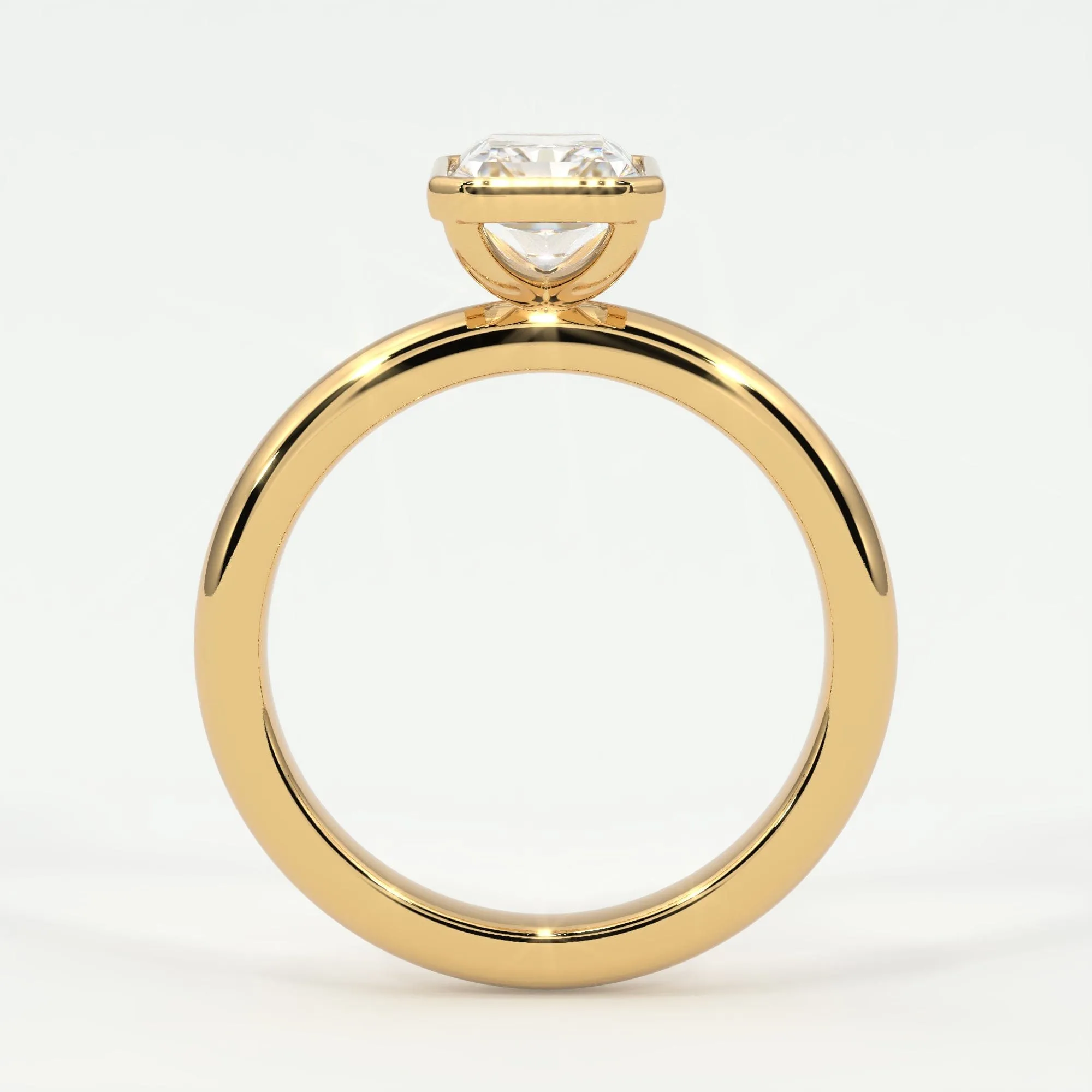 Radiant Cut Bezel Setting