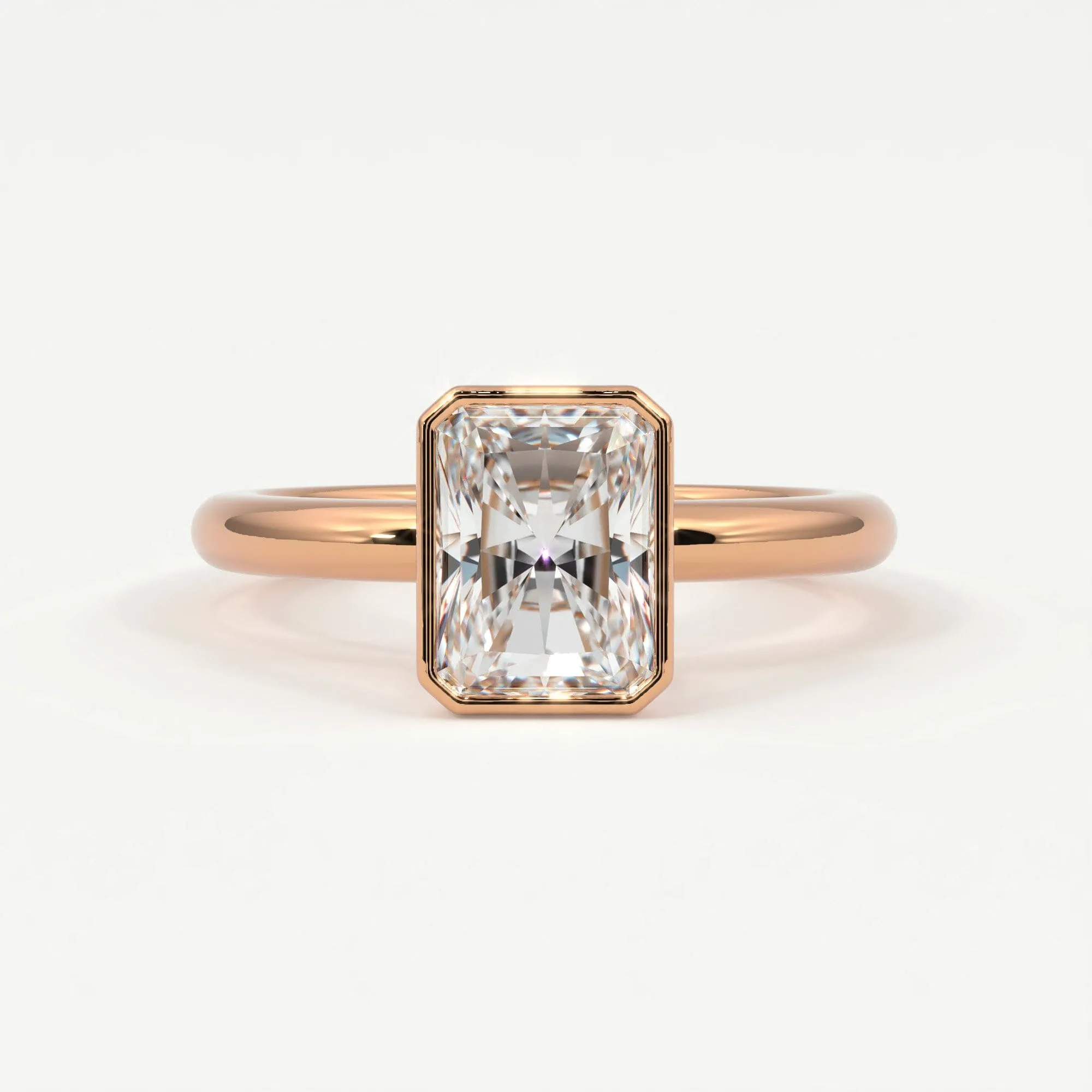 Radiant Cut Bezel Setting