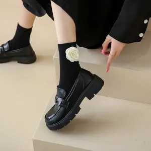 Shoes for Women 2023 Loafers Women's Flats Summer Loafers Round Toe Flat with Shoes Ladies Platform Shoes Shoes for Women
