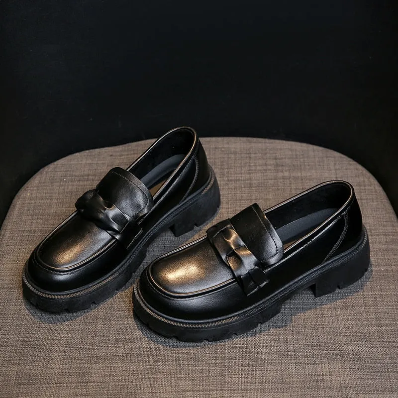Shoes for Women 2023 Loafers Women's Flats Summer Loafers Round Toe Flat with Shoes Ladies Platform Shoes Shoes for Women