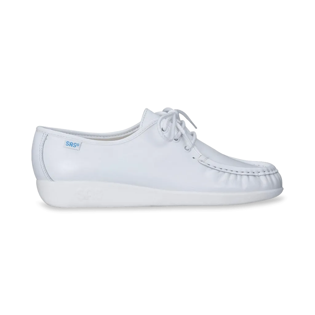 WHITE | SAS Siesta - Lace Up Loafer at Brandy's Shoes Made in USA